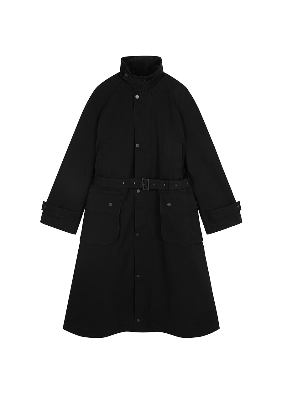 Coat / JNBY Oversize Cotton Belted Trench Coat