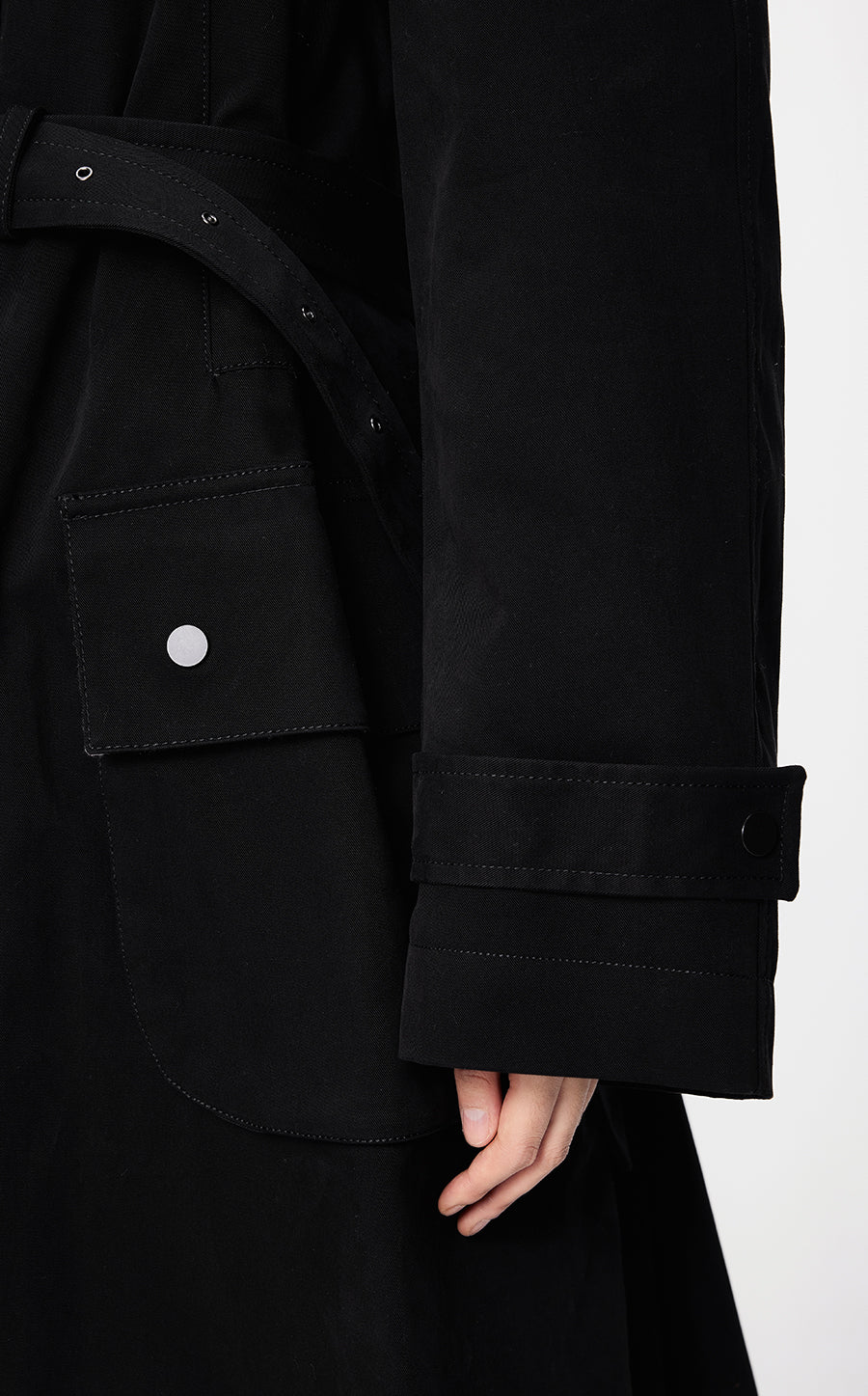 Coat / JNBY Oversize Cotton Belted Trench Coat