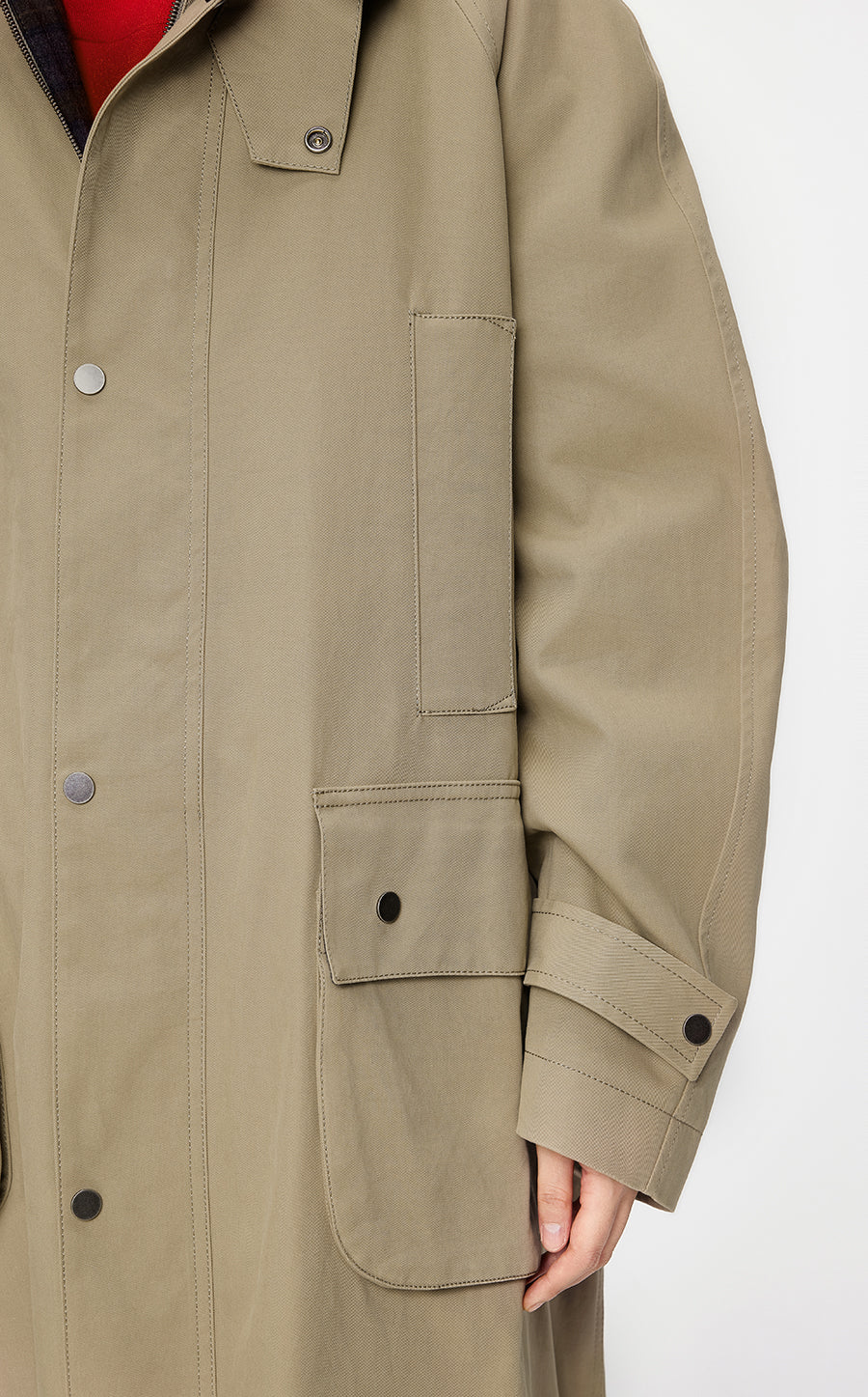 Coat / JNBY Oversize Cotton Belted Trench Coat