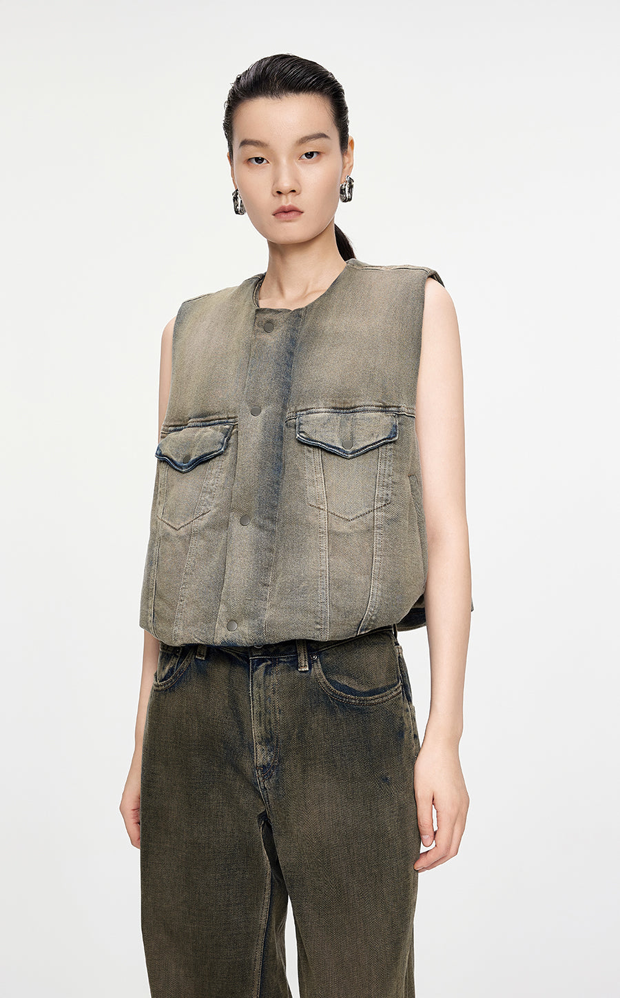 Vest / JNBY O-shape Down Vest