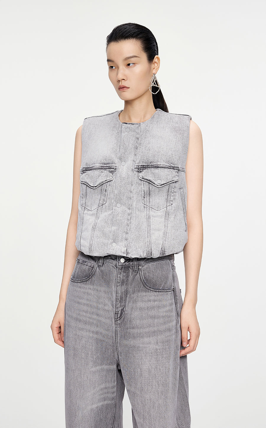 Vest / JNBY O-shape Down Vest