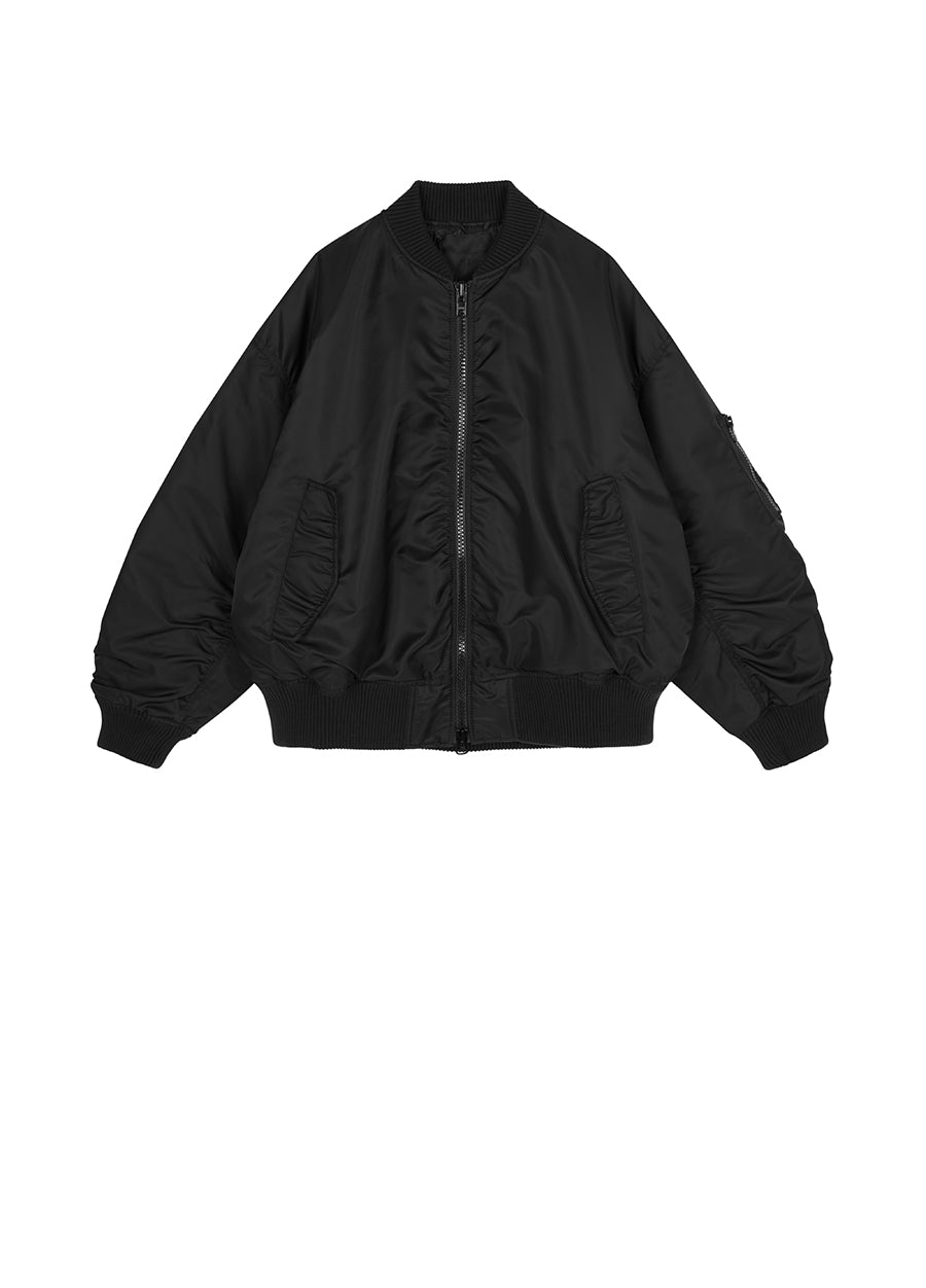 Coat / JNBY Baseball-collar Zip-up Down Coat