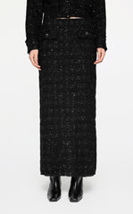 Skirt / JNBY Jacquard H-shaped Long Waist Skirt