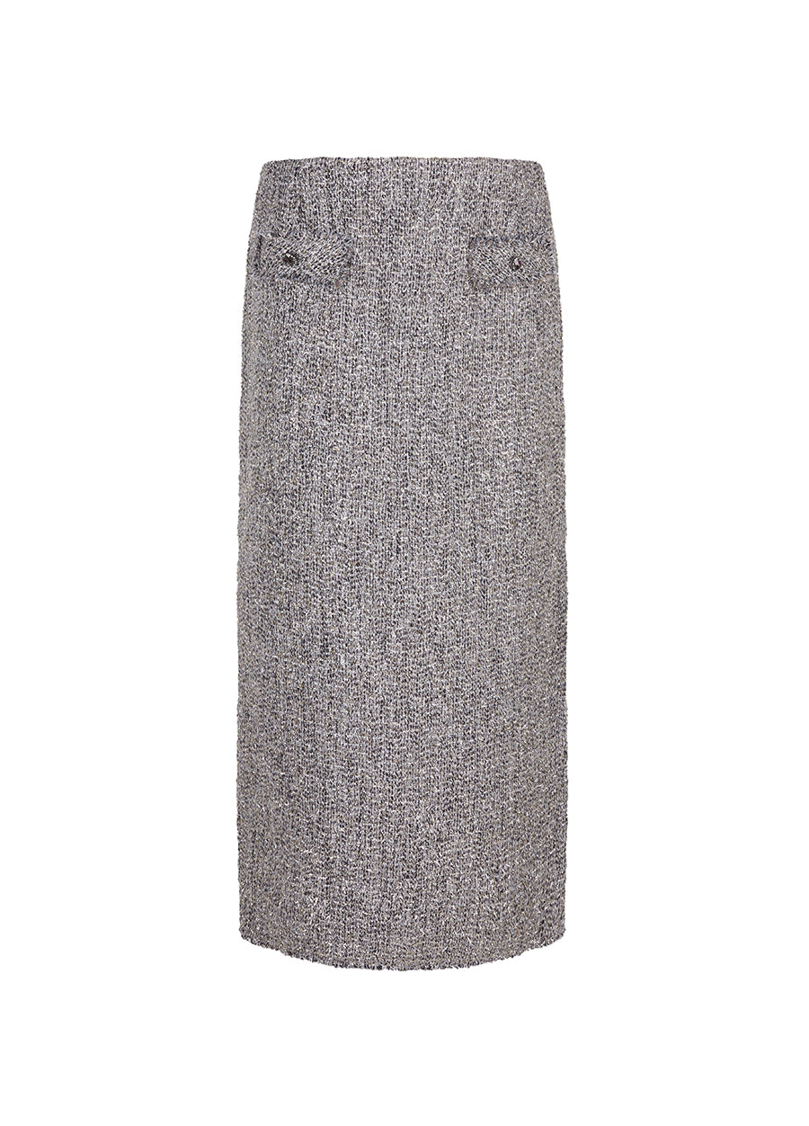 Skirt / JNBY Jacquard H-shaped Long Waist Skirt