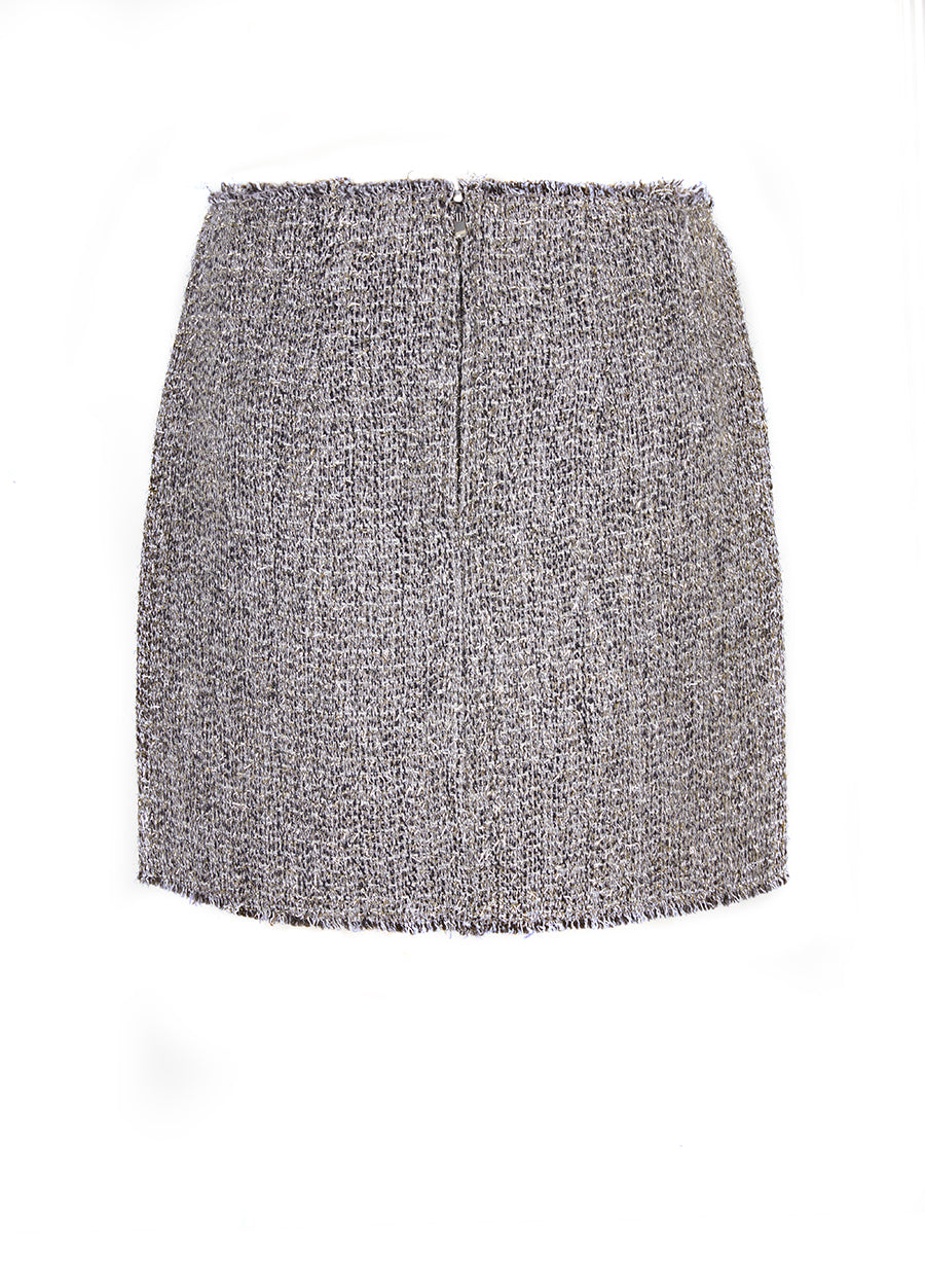 Skirt / JNBY Coarse Jacquard H-shaped Short Waist Skirt