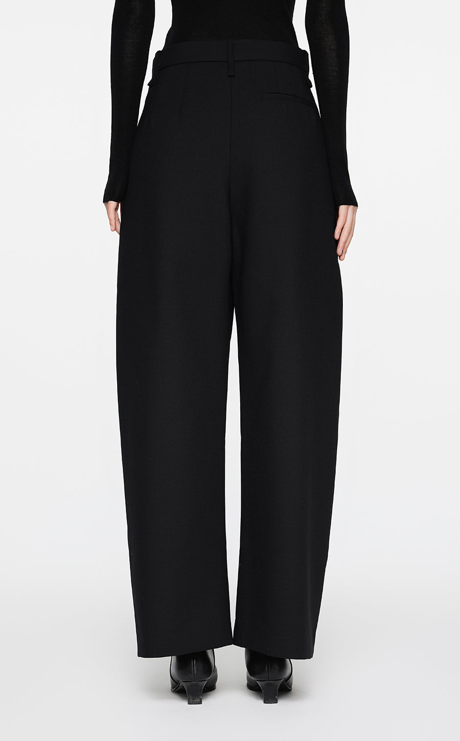 Pants / JNBY Wool-blend Wide-leg Pants