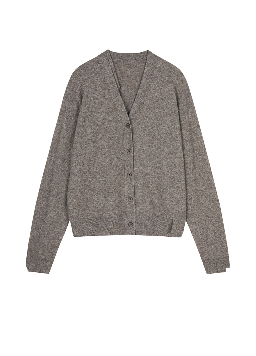 Sweater / JNBY Loose-Fit  Wool-yak hair Short Cardigan