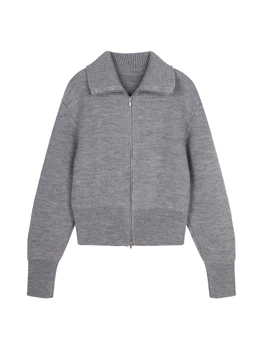 Sweater / JNBY Wool Cardigan With Zipper