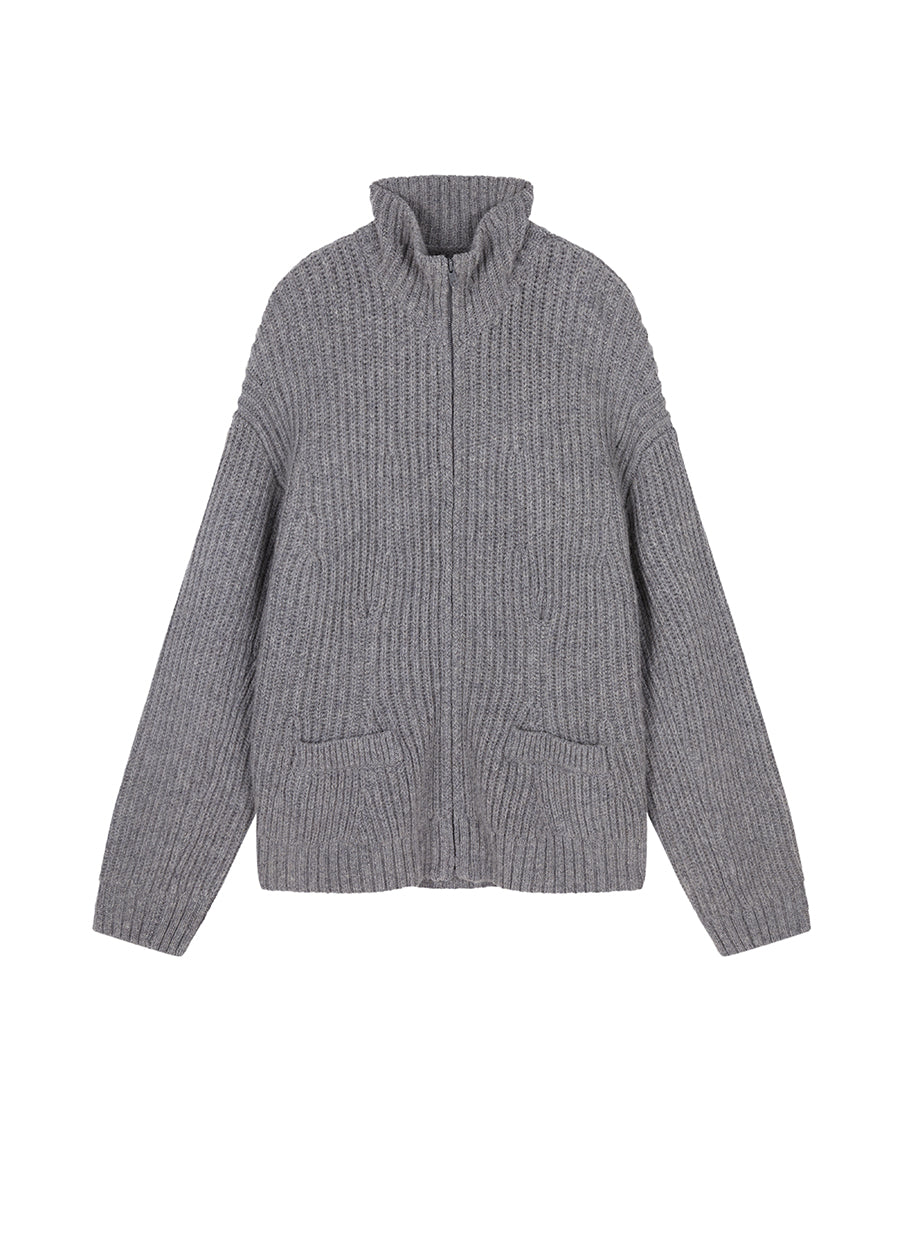 Sweater / JNBY Oversized Short-Cut Wool Sweater