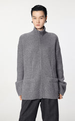 Sweater / JNBY Oversized Short-Cut Wool Sweater