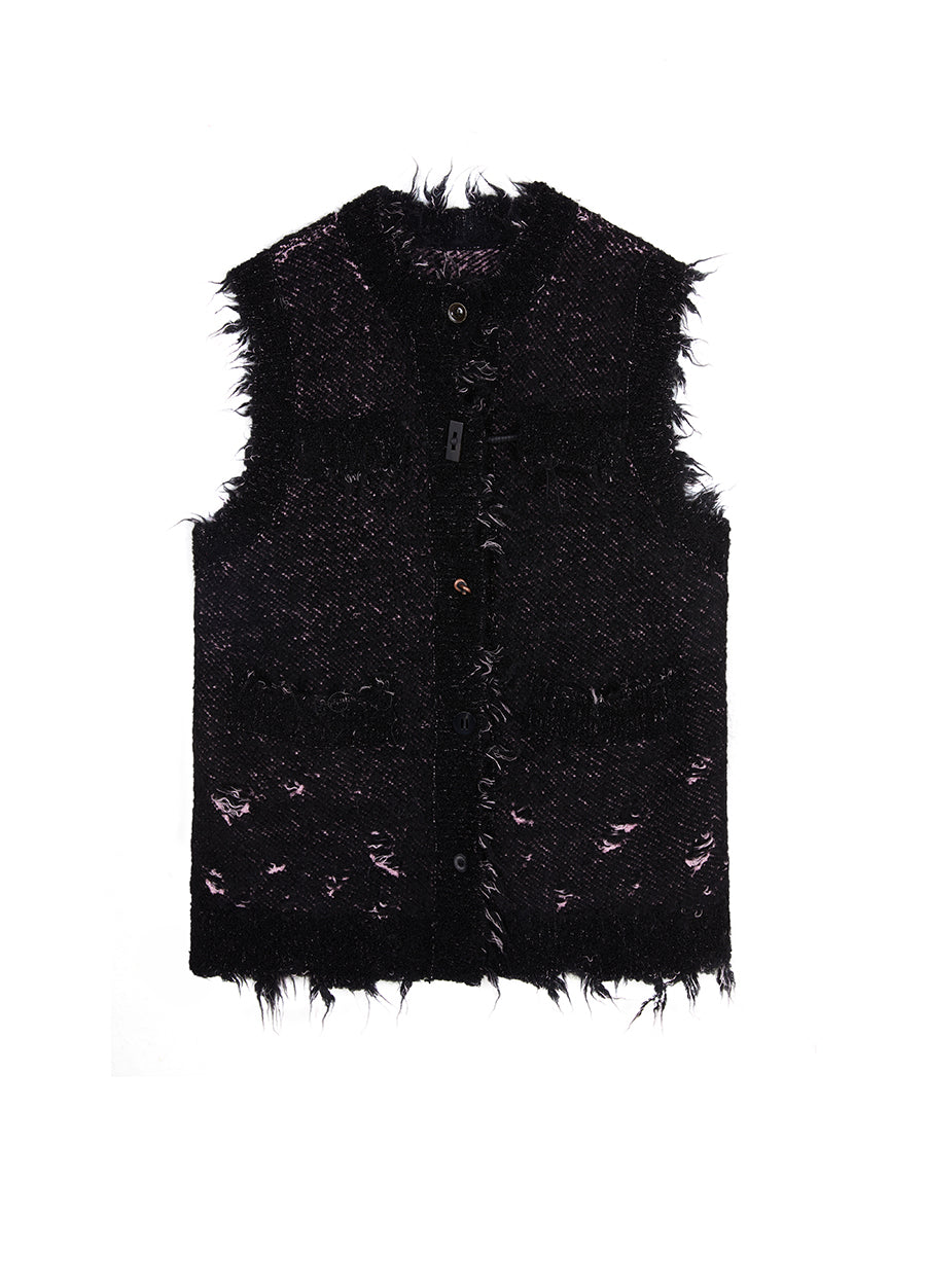 Vest / JNBY Distressed Knitted Vest