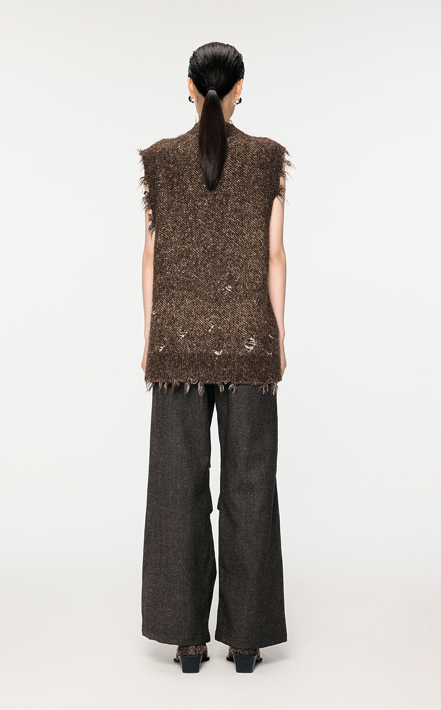 Vest / JNBY Distressed Knitted Vest