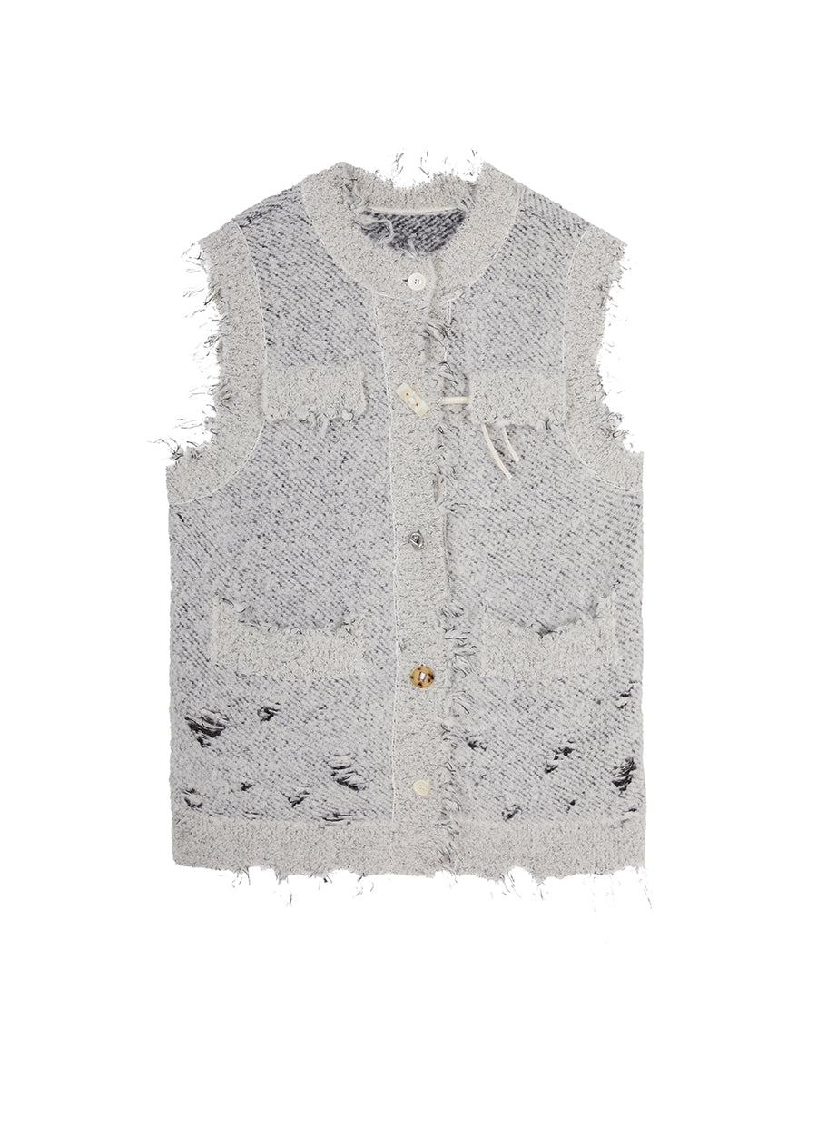 Vest / JNBY Distressed Knitted Vest