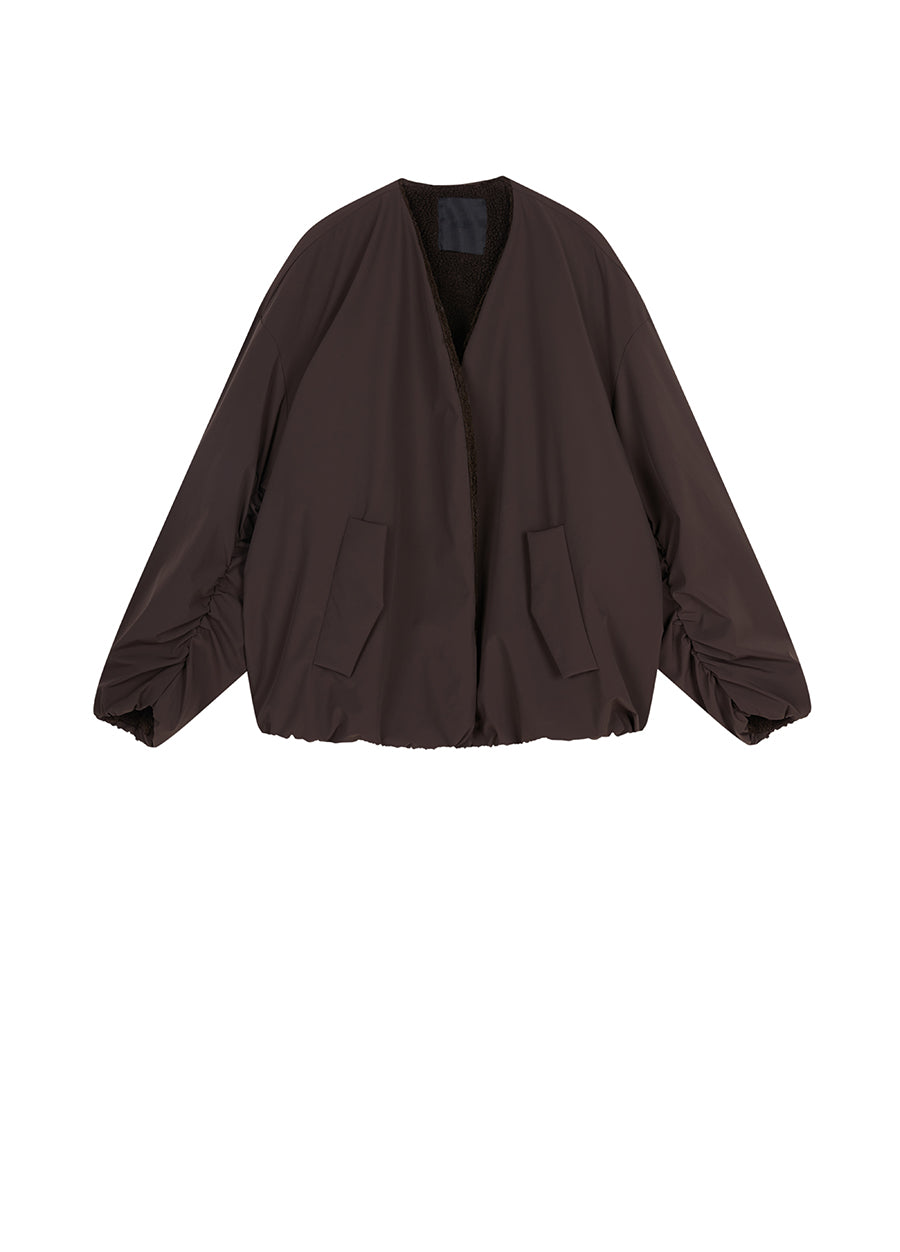 Coat / JNBY Windproof Oversize Pleated Jacket