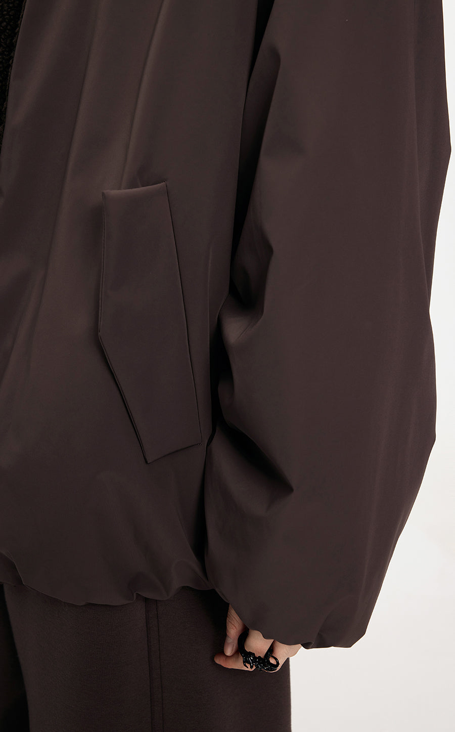 Coat / JNBY Windproof Oversize Pleated Jacket