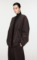 Coat / JNBY Windproof Oversize Pleated Jacket