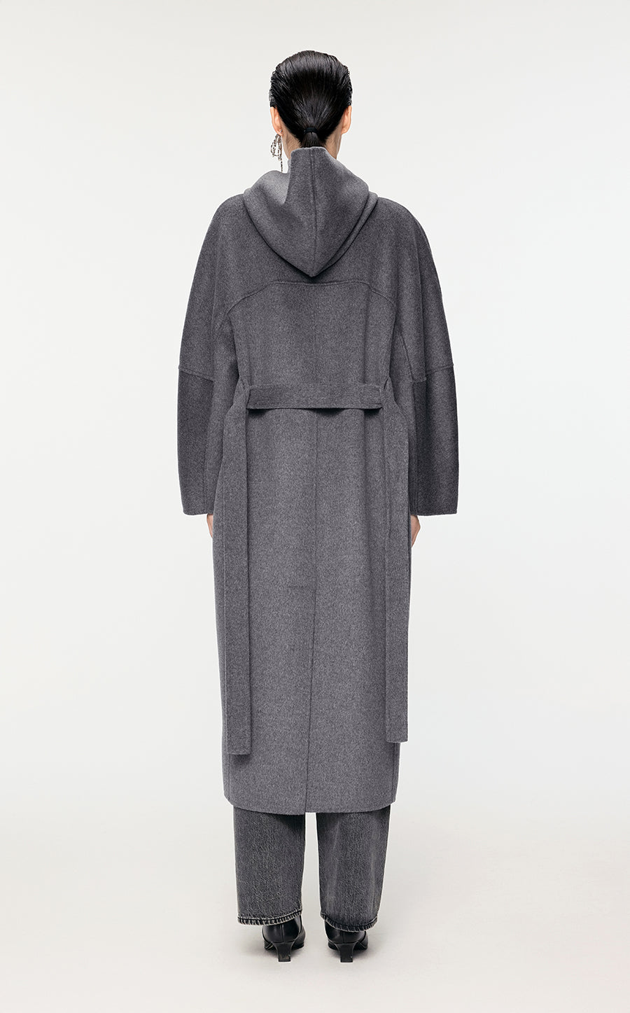 Coat / JNBY T-Shape Long Wool Coat