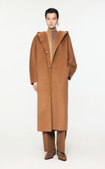 Coat / JNBY T-Shape Long Wool Coat