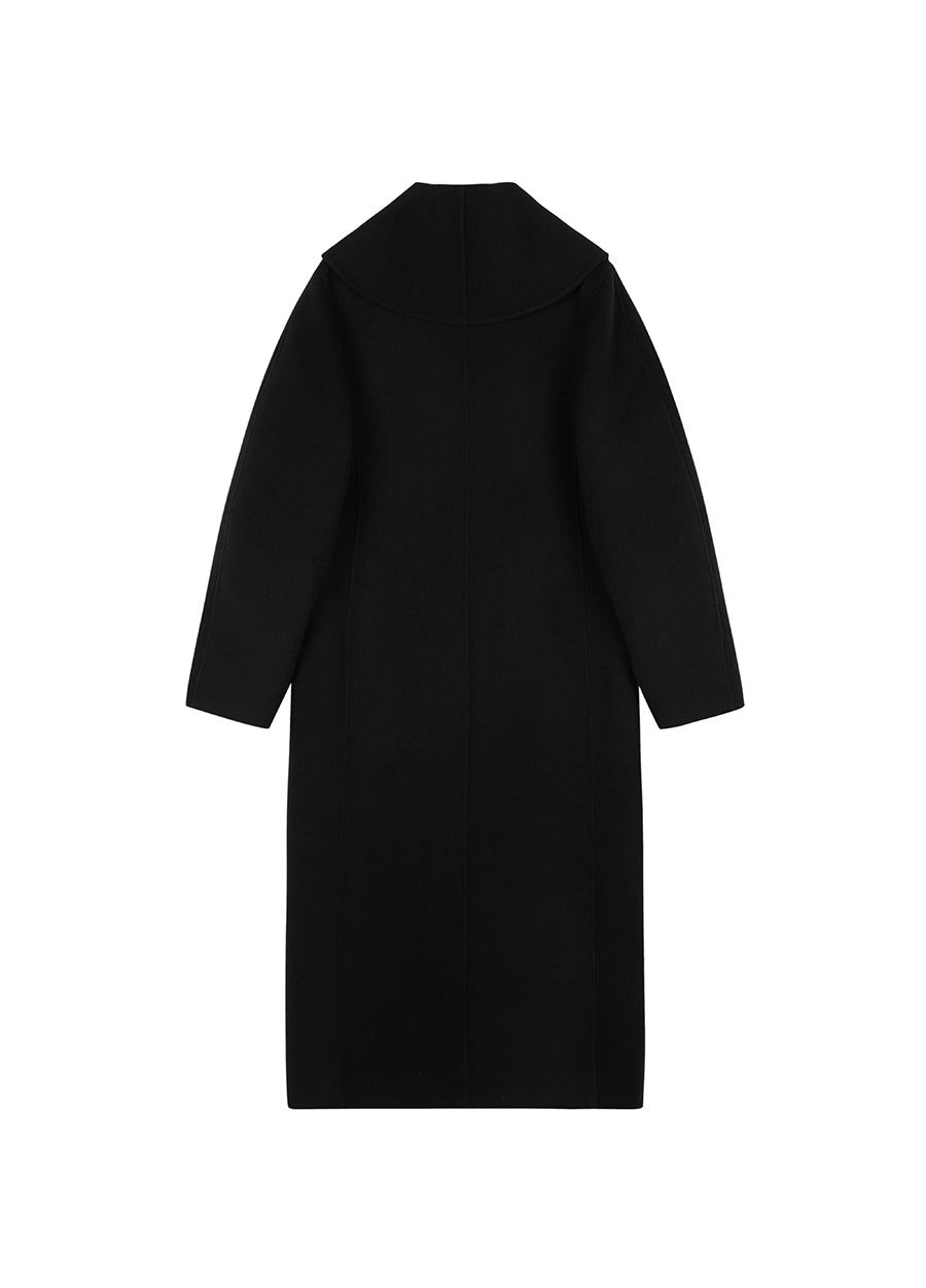 Coat / JNBY Tailored Wool Ultra-Long Coat