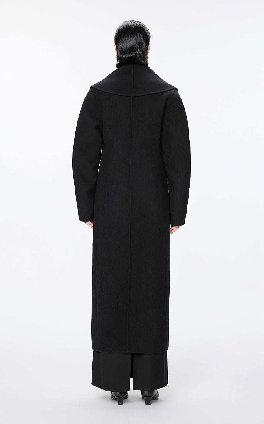 Coat / JNBY Tailored Wool Ultra-Long Coat