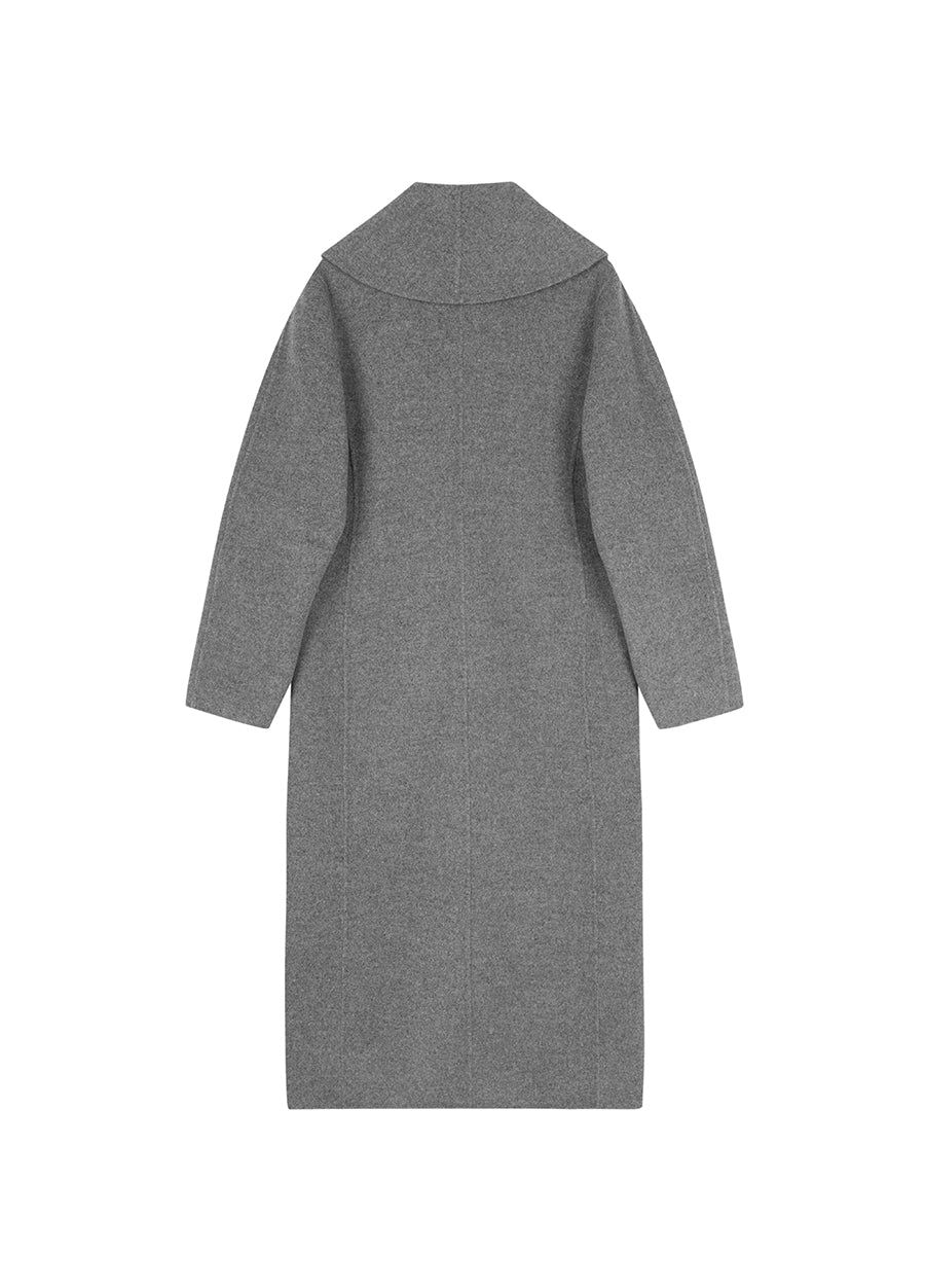 Coat / JNBY Tailored Wool Ultra-Long Coat