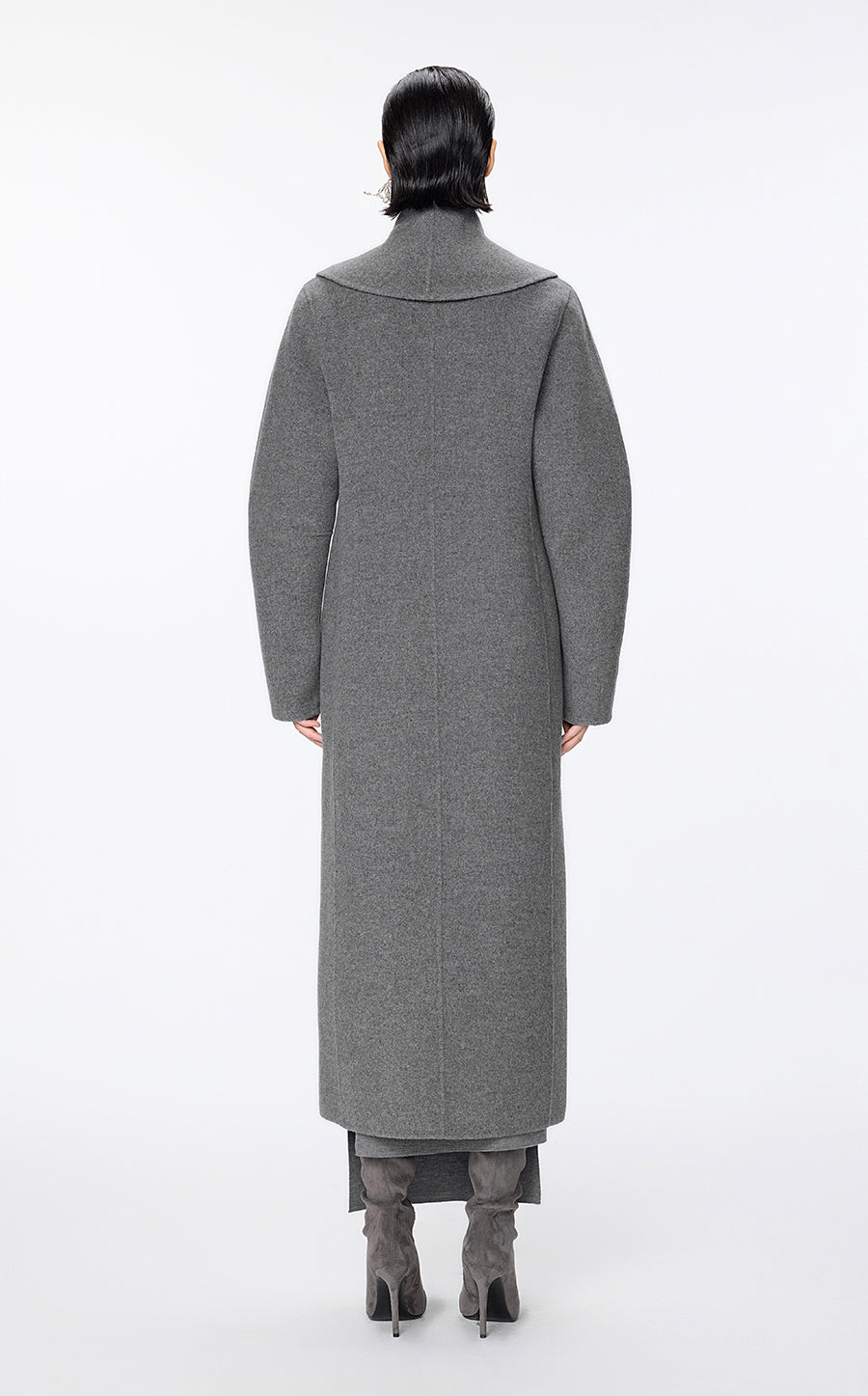 Coat / JNBY Tailored Wool Ultra-Long Coat