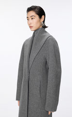 Coat / JNBY Tailored Wool Ultra-Long Coat