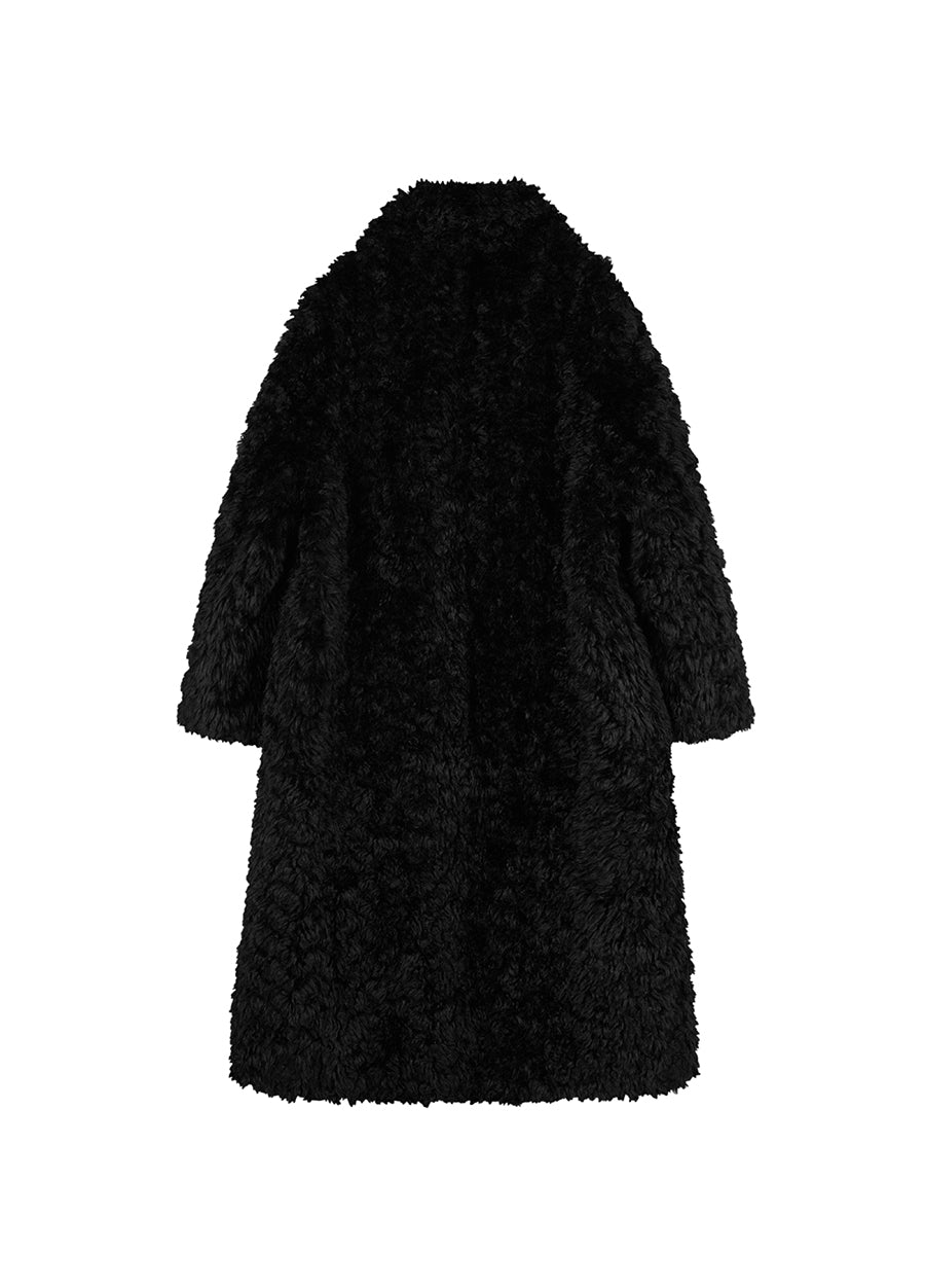 Coat / JNBY H-Line Faux Fur Long Coat