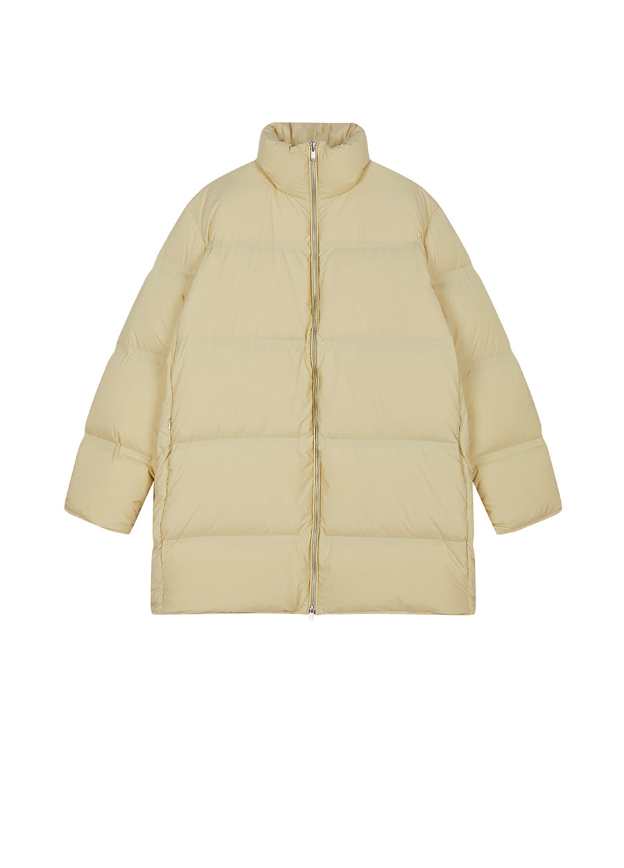 Coat / JNBY Mid-Length Seamless Duck Down Coat