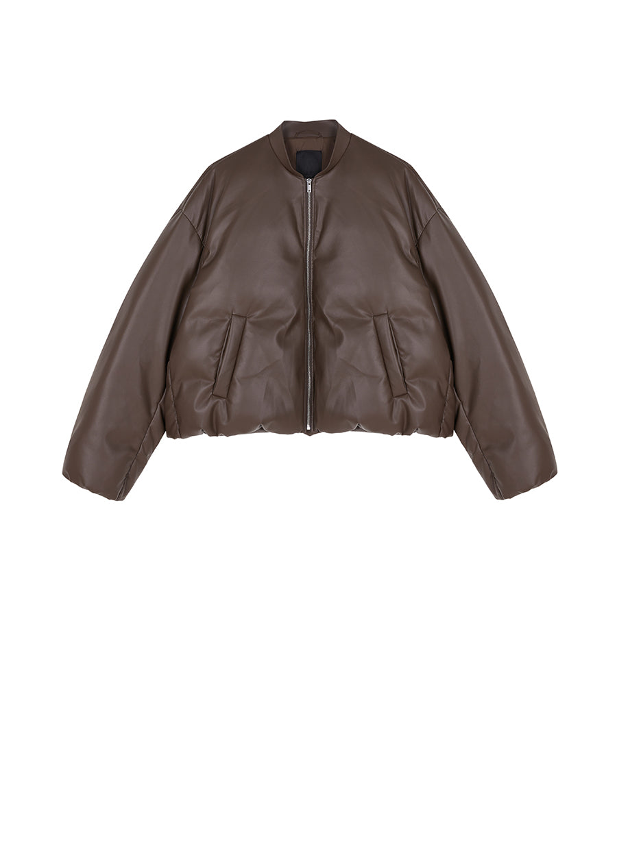 Downcoat / JNBY H-Shape Baseball-Collar Down Coat