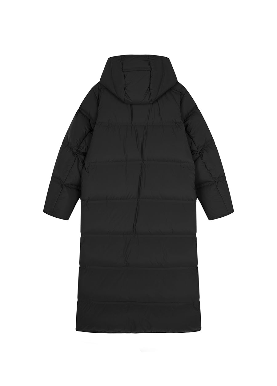 Coat / JNBY Luxe Ultra-Long Seamless Goose Down Coat