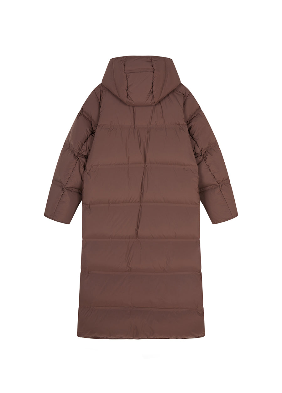 Coat / JNBY Luxe Ultra-Long Seamless Goose Down Coat