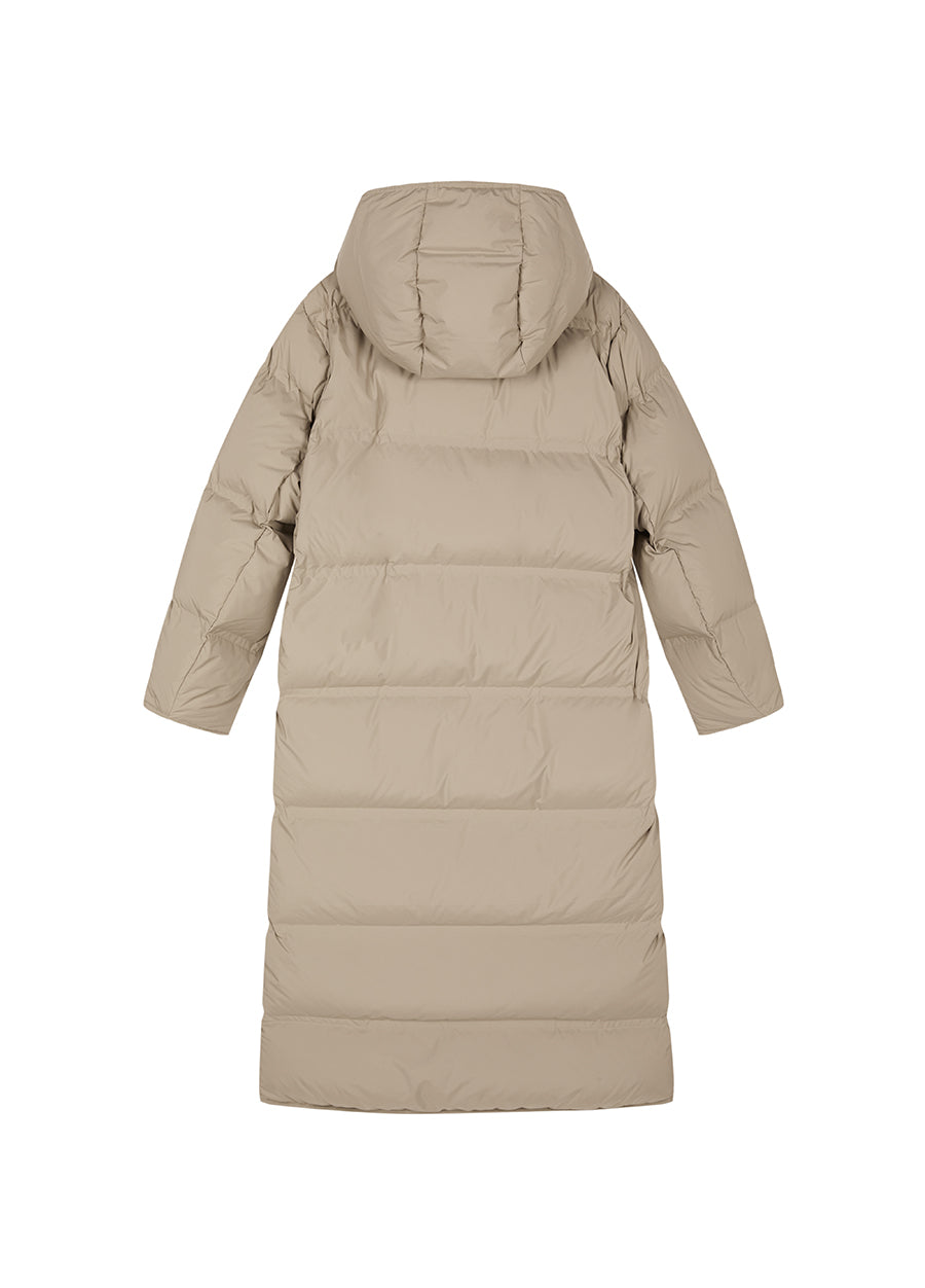 Coat / JNBY Luxe Ultra-Long Seamless Goose Down Coat