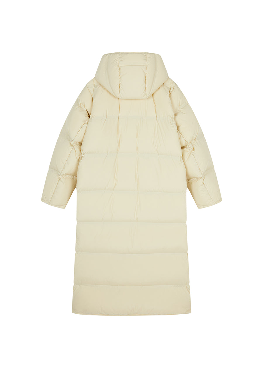 Coat / JNBY Luxe Ultra-Long Seamless Goose Down Coat