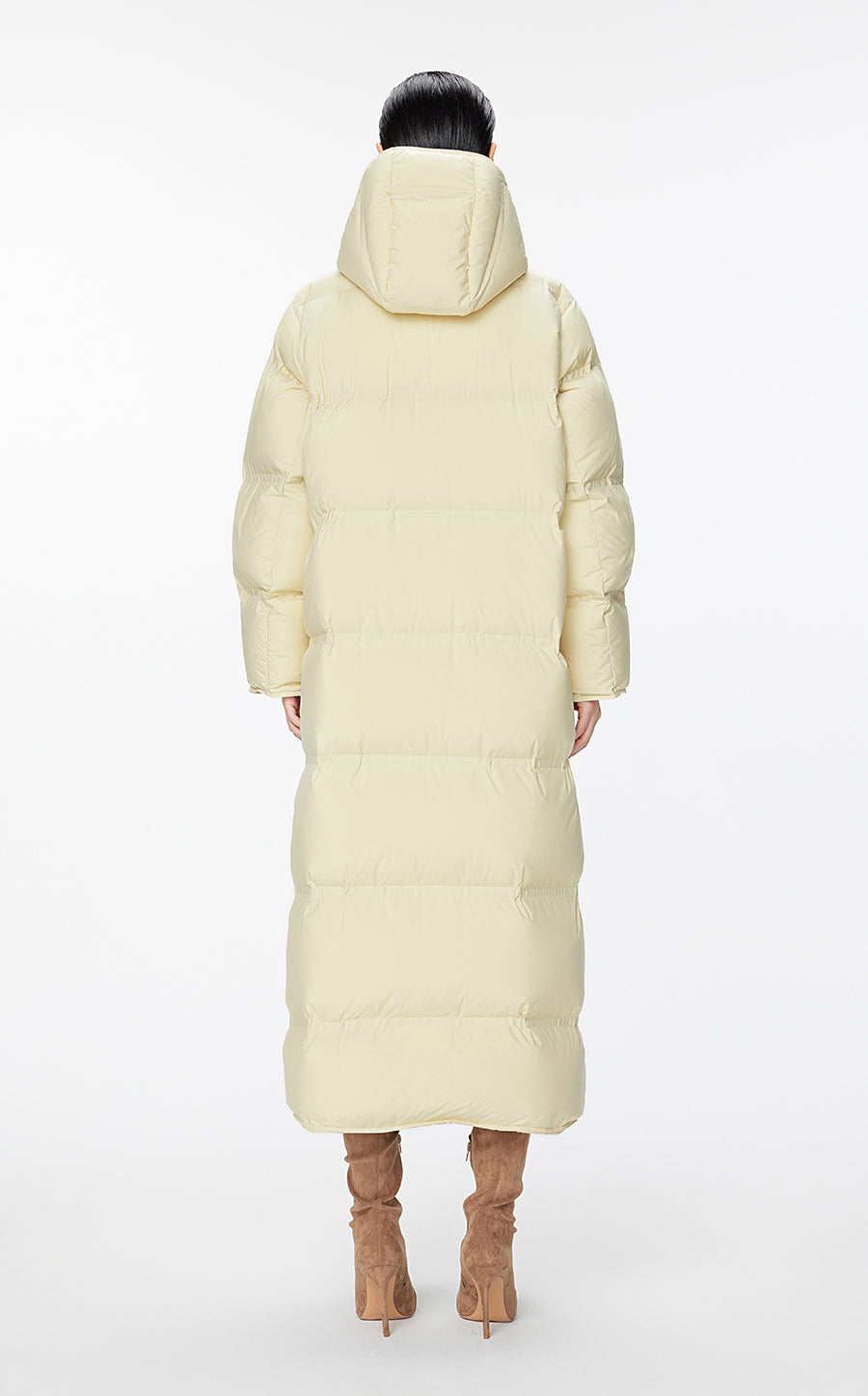 Coat / JNBY Luxe Ultra-Long Seamless Goose Down Coat