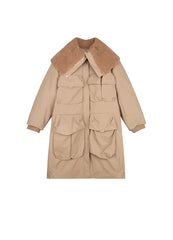 Coat / JNBY Twill Long H-line Down Coat