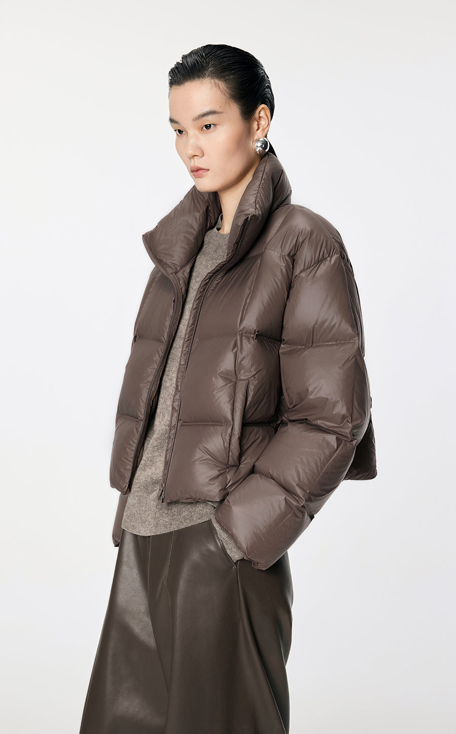 Coat / JNBY Imported Duck Down Short Puffer