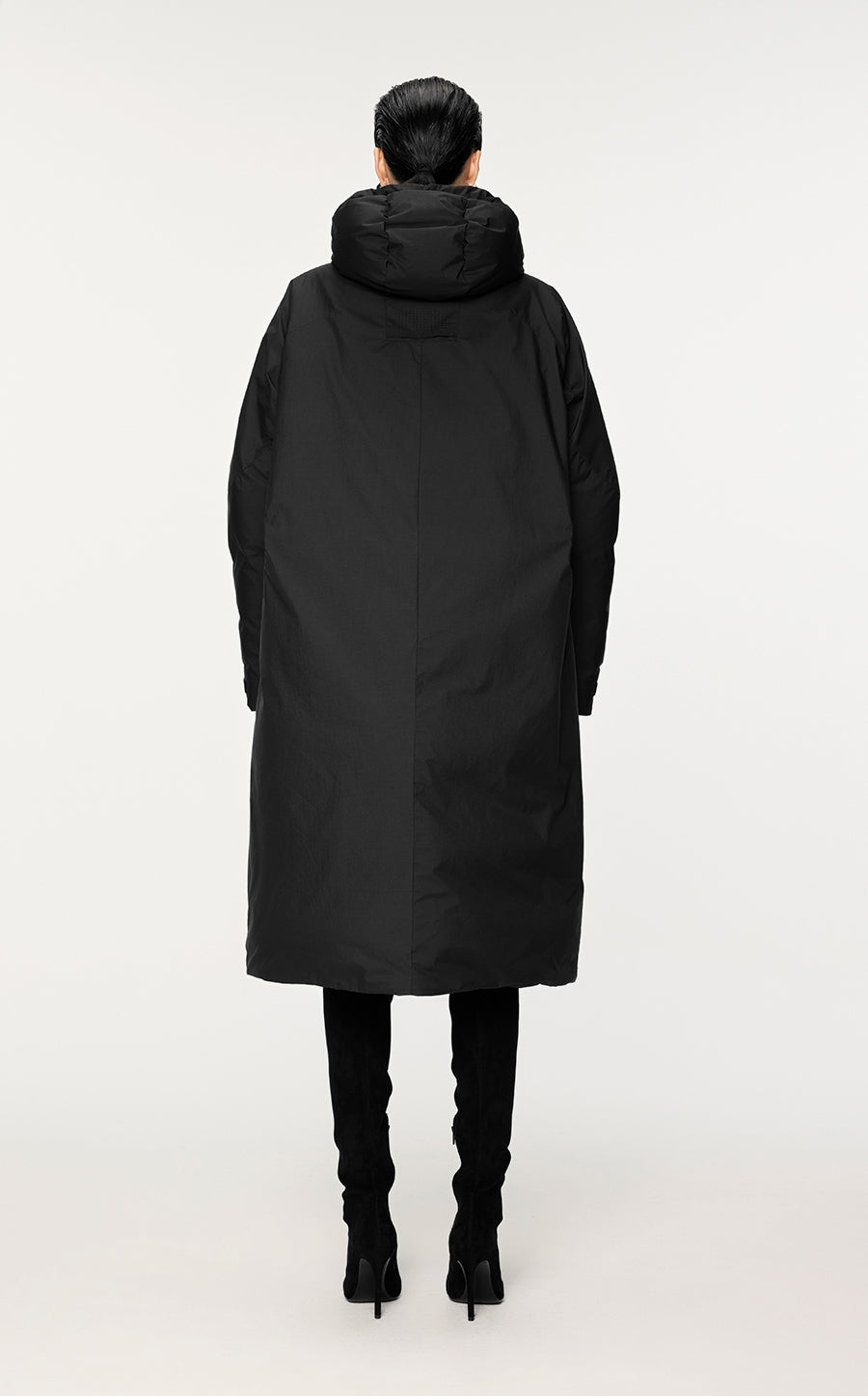 Downcoat / (Extreme Cold Weather)JNBY Relaxed Long Hooded Down Coat