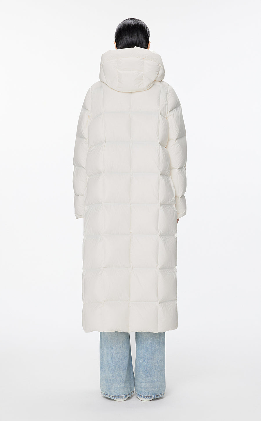 Coat / JNBY Imported Duck Down Boxy Stitching Puffer