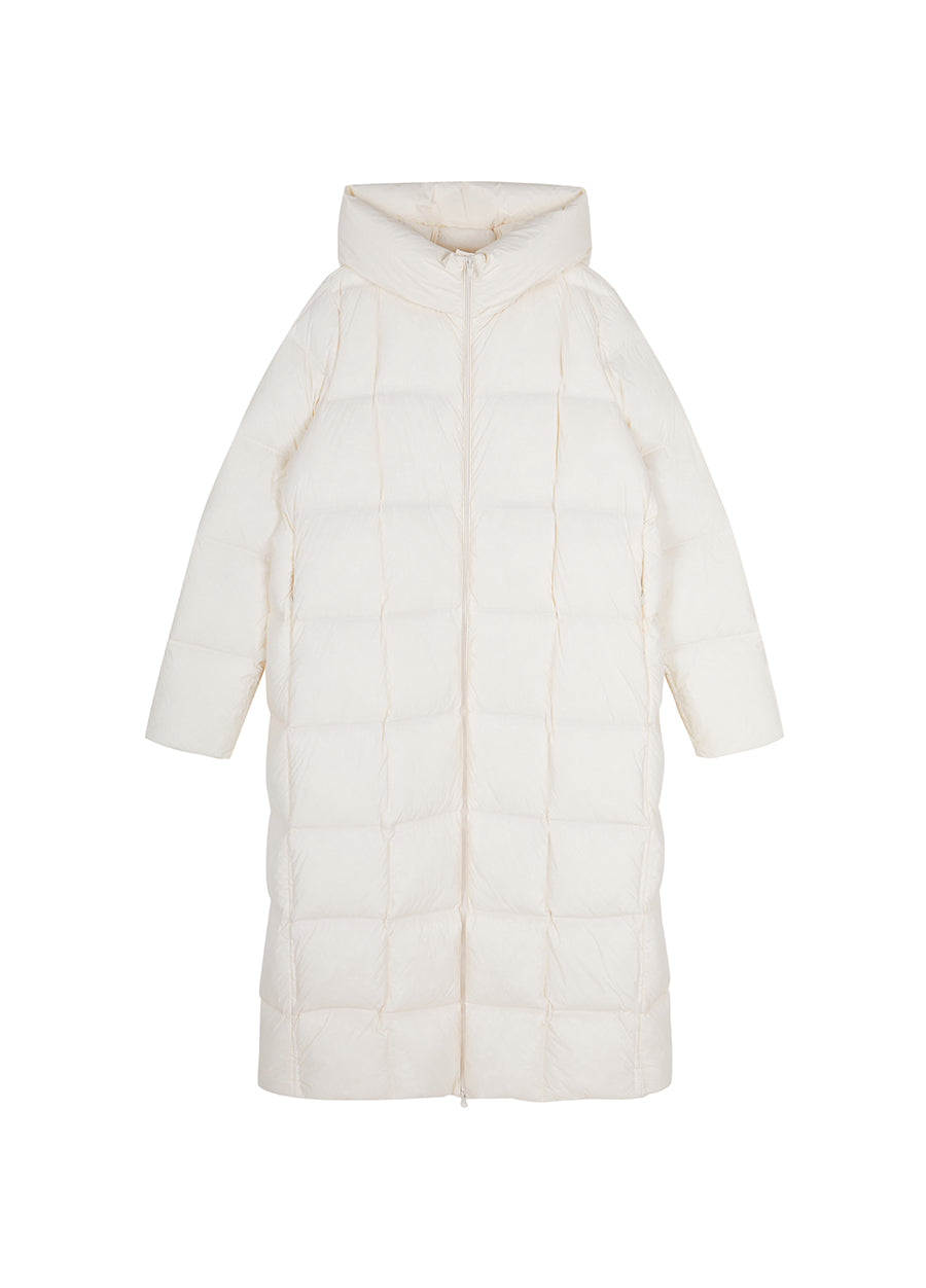 Coat / JNBY Imported Duck Down Boxy Stitching Puffer