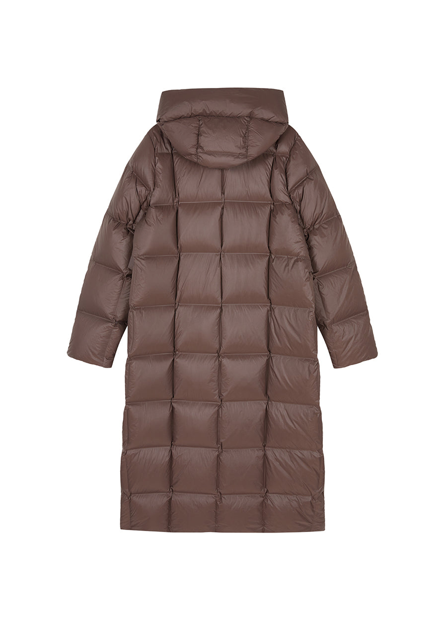 Coat / JNBY Imported Duck Down Boxy Stitching Puffer