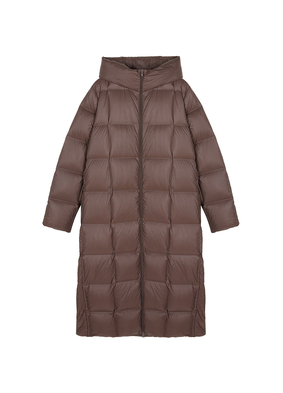 Coat / JNBY Imported Duck Down Boxy Stitching Puffer