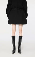 Skirt / JNBY A-Type Wool Short Waist Skirt