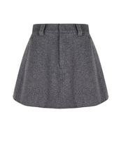 Skirt / JNBY A-Type Wool Short Waist Skirt