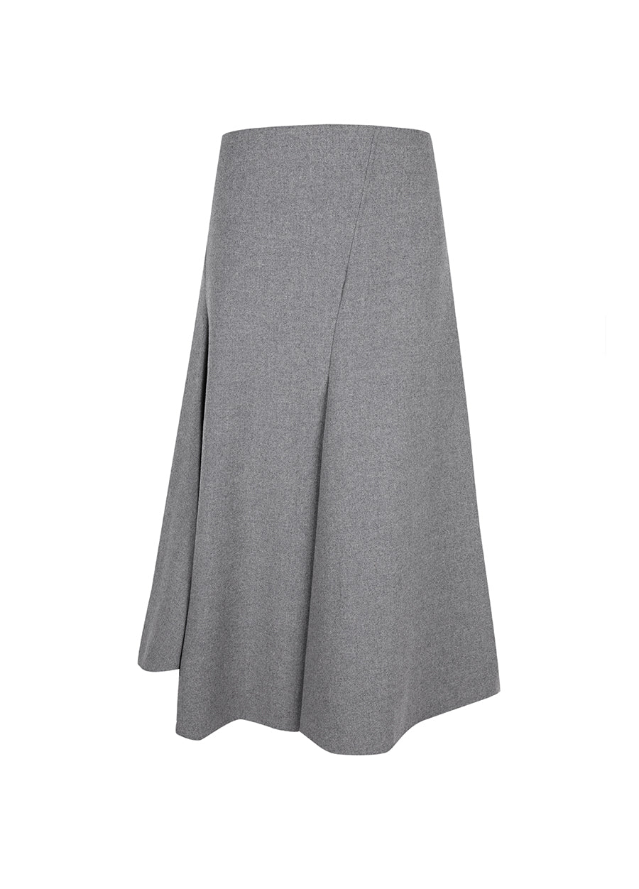 Skirt / JNBY Tailored Twill A-Line Long Skirt