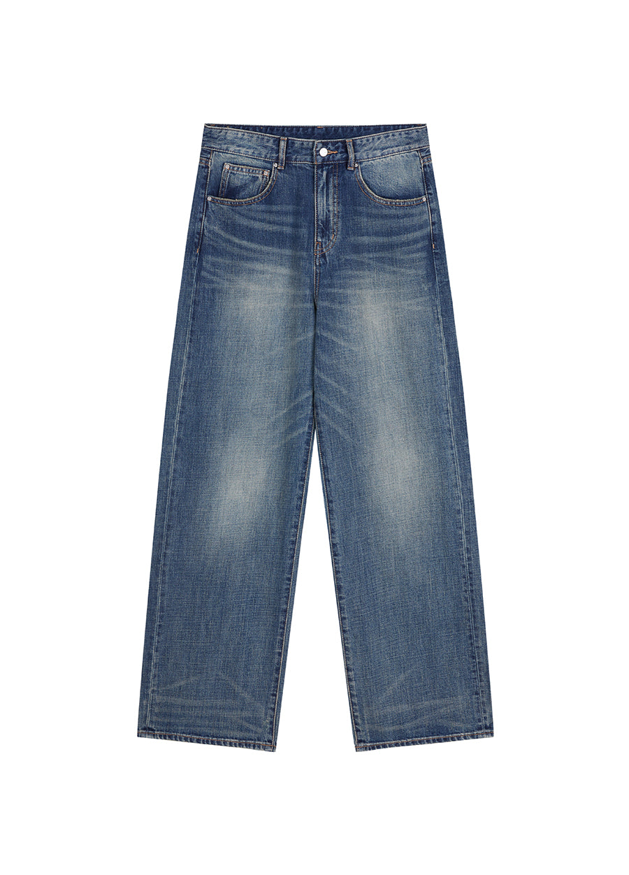 Pants / JNBY Eco-Friendly Straight Washed Jeans