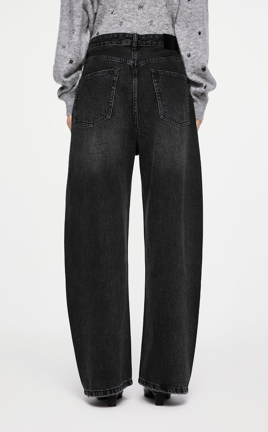 Pants / JNBY Washed Denim Cotton Jeans