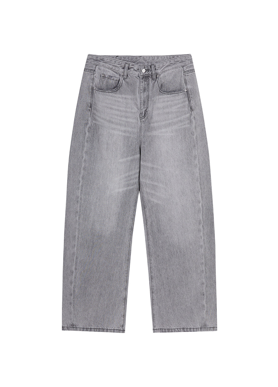 Pants / JNBY Washed Denim Cotton Jeans