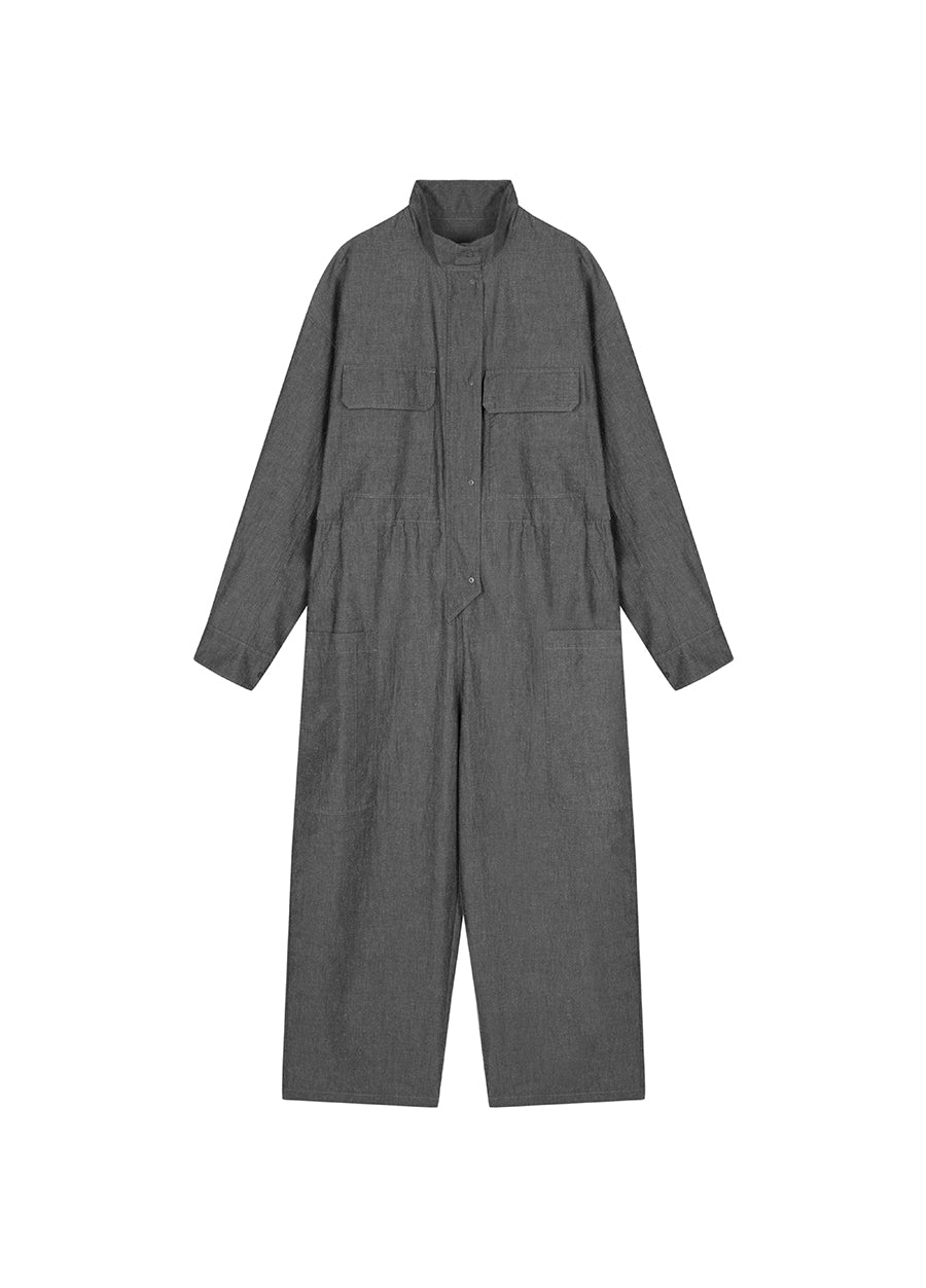 Jumpsuits / JNBY Oversize Eco-Friendly Cotton-Hemp Jumpsuits