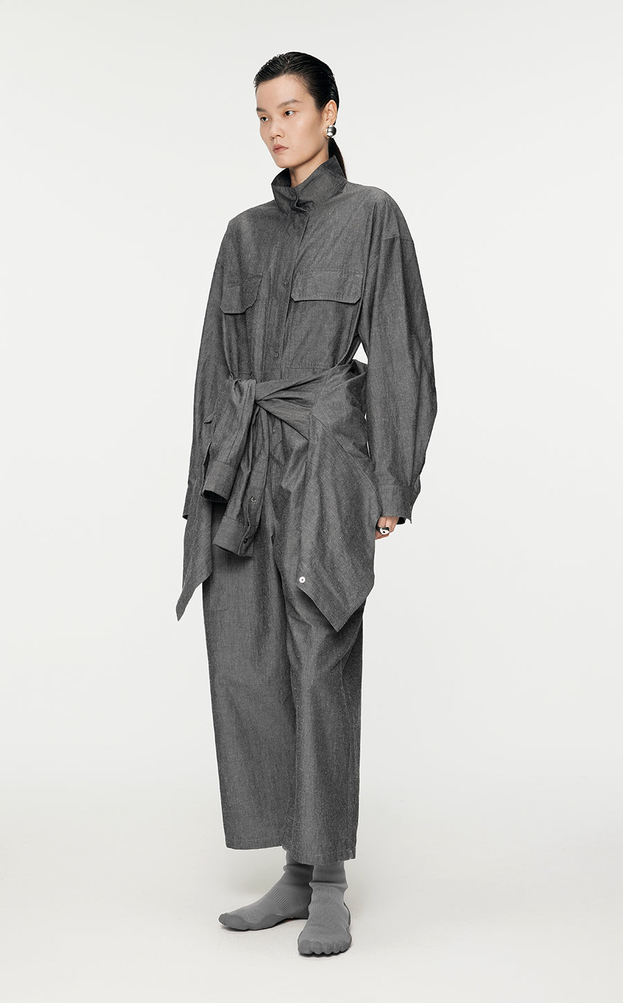 Jumpsuits / JNBY Oversize Eco-Friendly Cotton-Hemp Jumpsuits